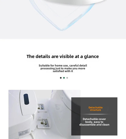 Smart Bidet Seat with Temperature Controlled Water and Drying