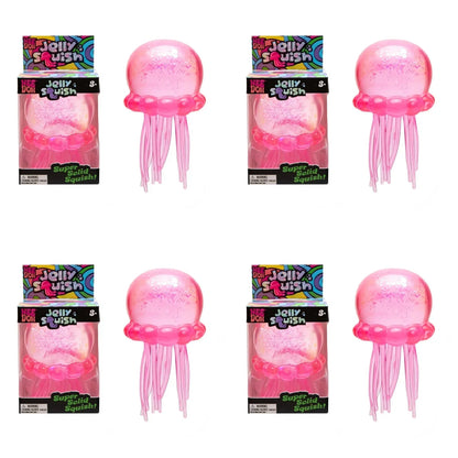 NeeDoh Jellyfish and Cube Plastic Squish Toy For Stress Relief and Sensory Play