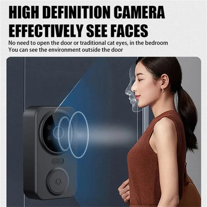 Wireless video doorbell camera with two-way audio