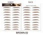 Women’s 6D Eyebrow Tattoos Stickers Waterproof Hair-Like Brow Grooming Shaping