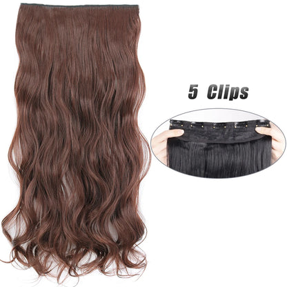 Voluminous Clip-In Hair Extensions 80cm For Fuller Long Hair Look
