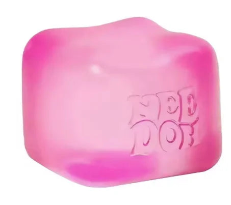 NeeDoh Jellyfish and Cube Squish Toy Made of Plastic for Stress Relief