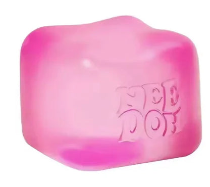 NeeDoh Jellyfish and Cube Squish Toy Made of Plastic for Stress Relief