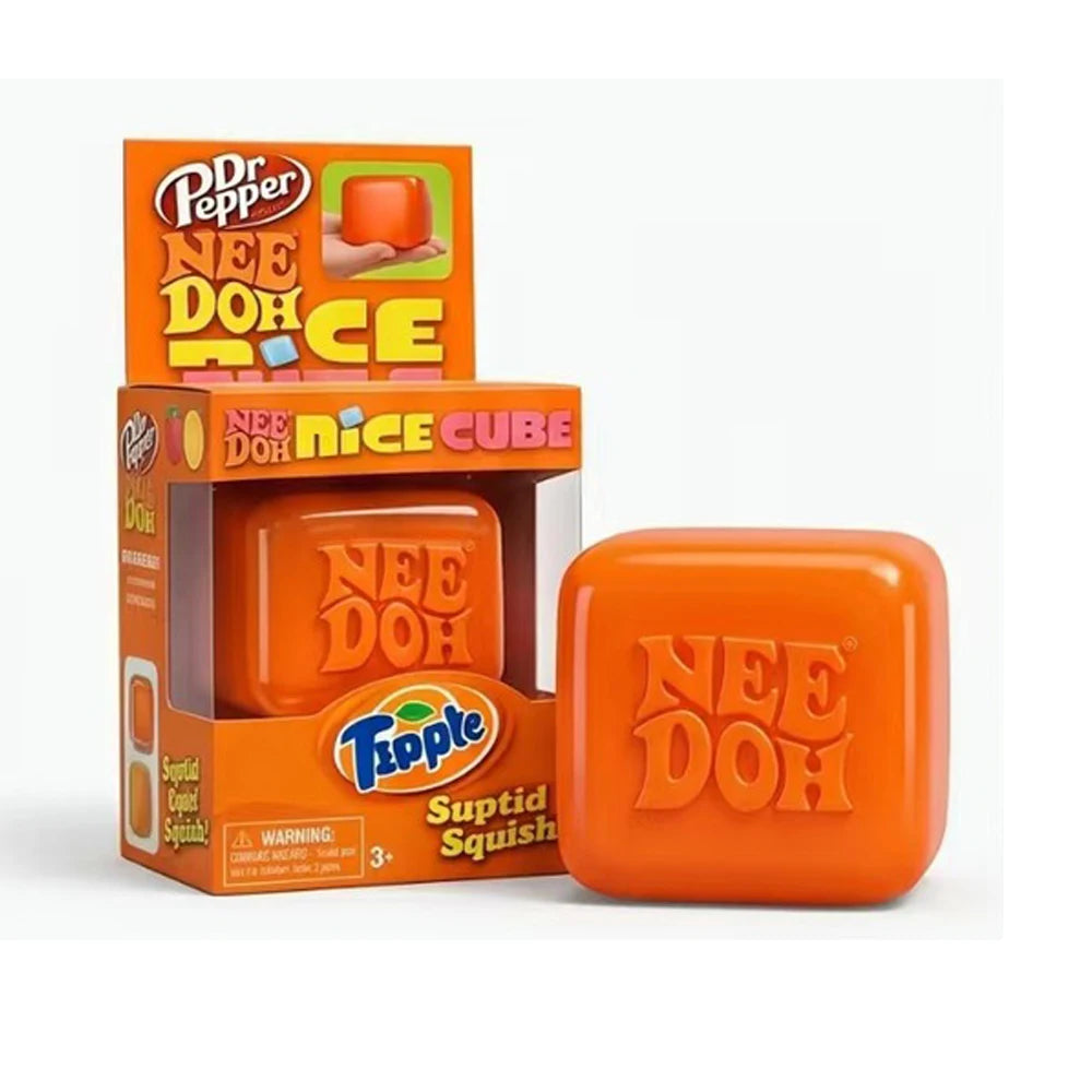 Sensory Squeeze Cube Toy For Stress Relief And Fidget Pinching