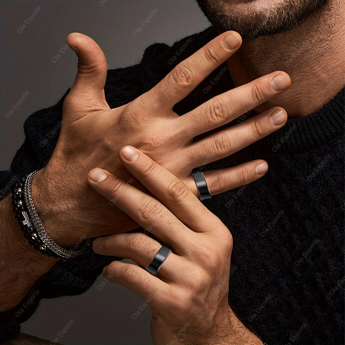Smart ring tracking sleep heart rate and blood oxygen