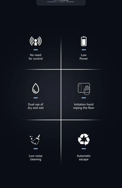 Smart Robot Vacuum with Auto Mopping - Wireless Strong Suction Humidification Spray