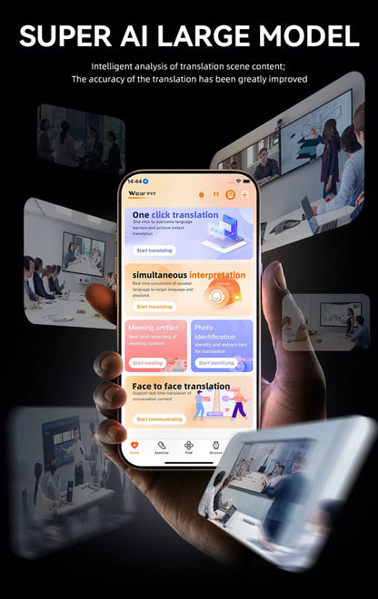 AI Smart Translator Device Voice Language Instant Translation Photo Recognition Translationrt Multifunctional Translator For IOS