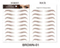 Women’s 6D Eyebrow Tattoos Stickers Waterproof Long Lasting Hair Like Brows