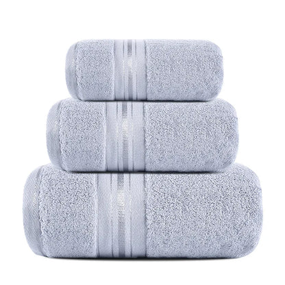 Luxury Plush 100% cotton thick set absorbent adult bath towel super absorbent soft skin-friendly face wash bathroom face towel