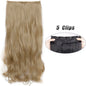 Wavy Clip In Hair Extensions Five Clip Set for Fuller Waves