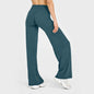 Yoga Pants Mid Rise Straight Leg Fit Second Skin Feel
