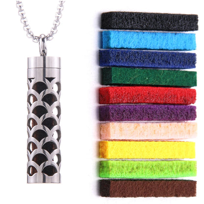 Women’s Aromatherapy Diffuser Necklace 316L Stainless Steel Locket