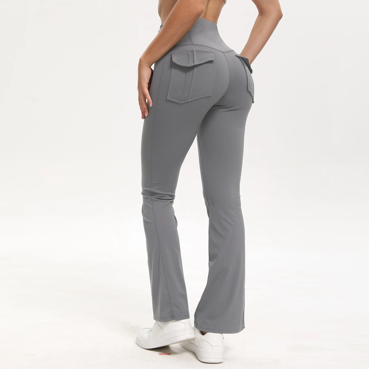 High-Waist Yoga Pants With Hidden Pockets For Women Performance Four-Way Stretch