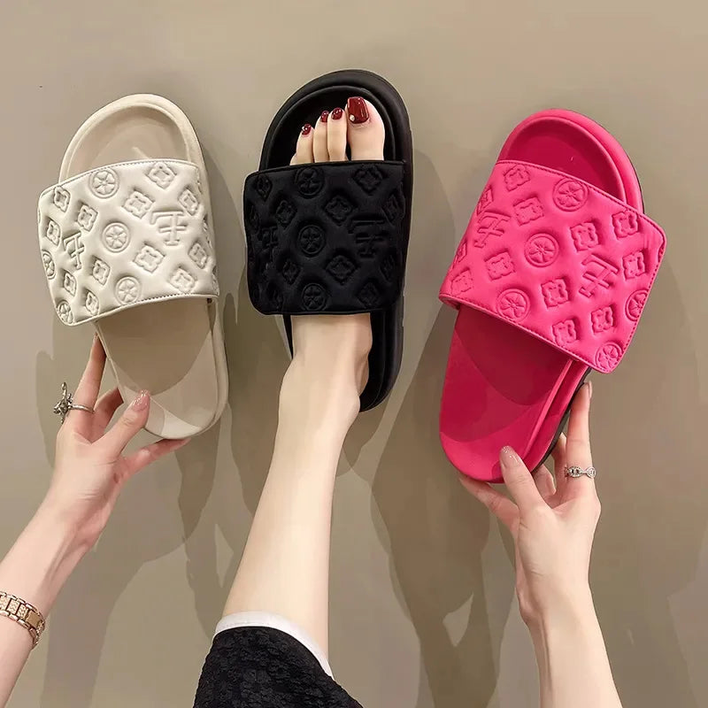 Breathable Canvas Slip On Sandals With Adjustable Strap And Cushioned Footbed For All Day Comfort