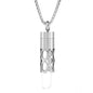 Women’s Diffuser Necklace Stainless Steel Bottle Oil Storage