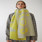 Warm Cashmere Scarf with Large Monogram for Everyday Ease and Style
