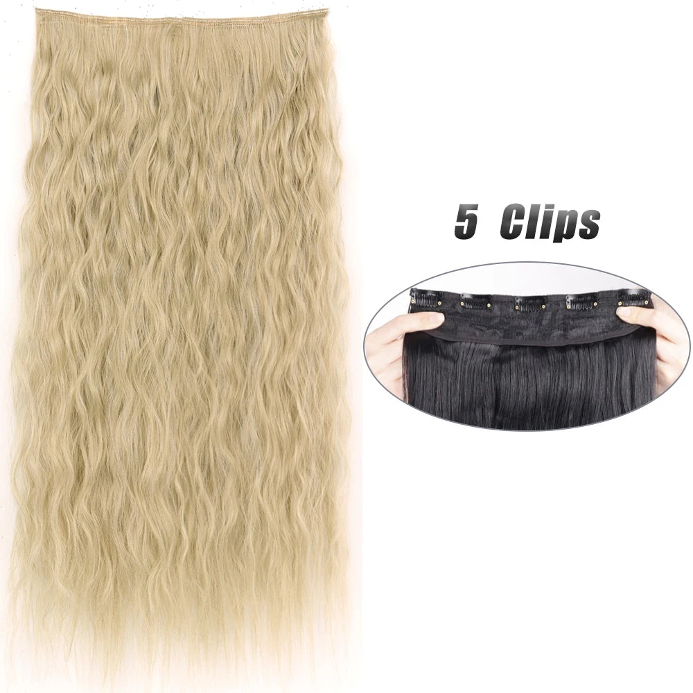 Voluminous Clip-In Hair Extensions 80cm For Fuller Long Hair Look