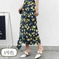 Women's Linen Skirt Wrap With High Waist A-Line Midi Silhouette And Lightweight Draping