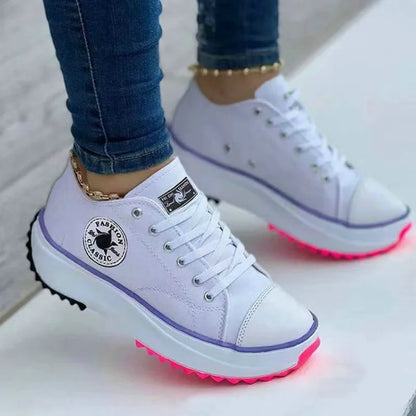 Cloud Canvas Sneakers with EVA Insole for All Day Cloud Comfort Daily