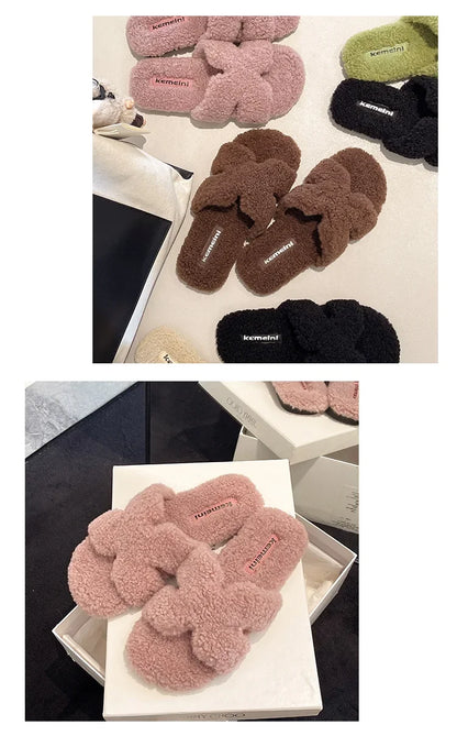Soft Slippers with Faux Fur Lining for All Day Indoor Outdoor Warmth