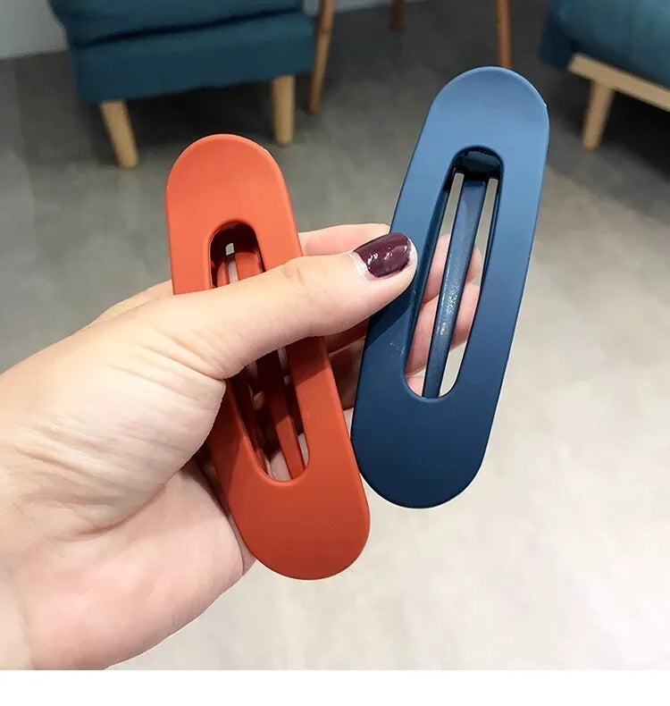 Matte Hair Clips for Bangs and Flyaway Control Gentle Grip Daily Wear