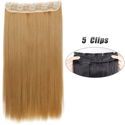 Wavy Clip In Hair Extensions Five Clip Set for Fuller Waves