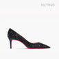 Couture Luxury Red Bottom Glitter Heels | Merch Gone Viral.