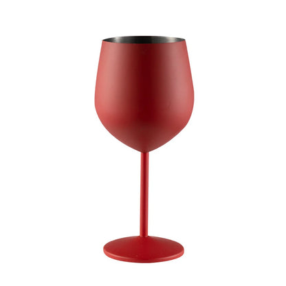 500ml Stainless Steel Wine Glass Goblet Sets Durable Metal Cup for Red Wine Champagne Bar Party Kitchen Goblets Drinking Utensils