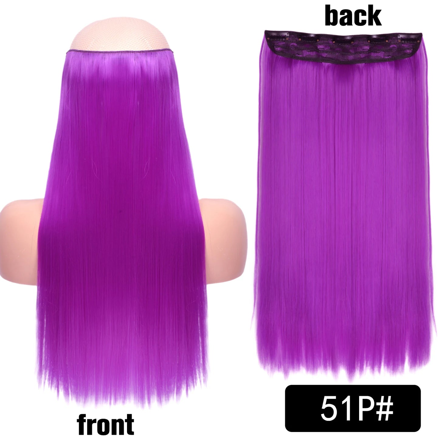Long Clip In Hair Extensions for Length and Volume 22 Inch