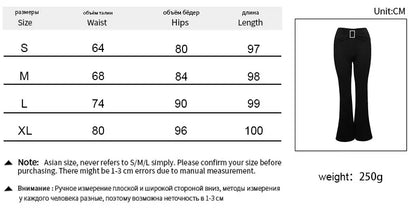 Sequined Pants with Belted Flared Design for Women Black Ankle Length Contouring Silhouette