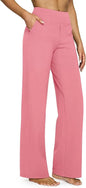 Yoga Pants Women Wide Leg Pants with Pockets High Waist Stretch Dress Casual Sweatpants Petite/Regular/Tall