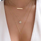 Layered Heart Pendant Necklace with Crystal Bead Detailing for Everyday Sparkle and Delicate Shine