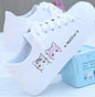 New 2026 Designer Shoes Women Running Spring Autumn Fashion White Breathable Embroidered Flower Lace-Up Casual Sneakers Zapatos De Mujer