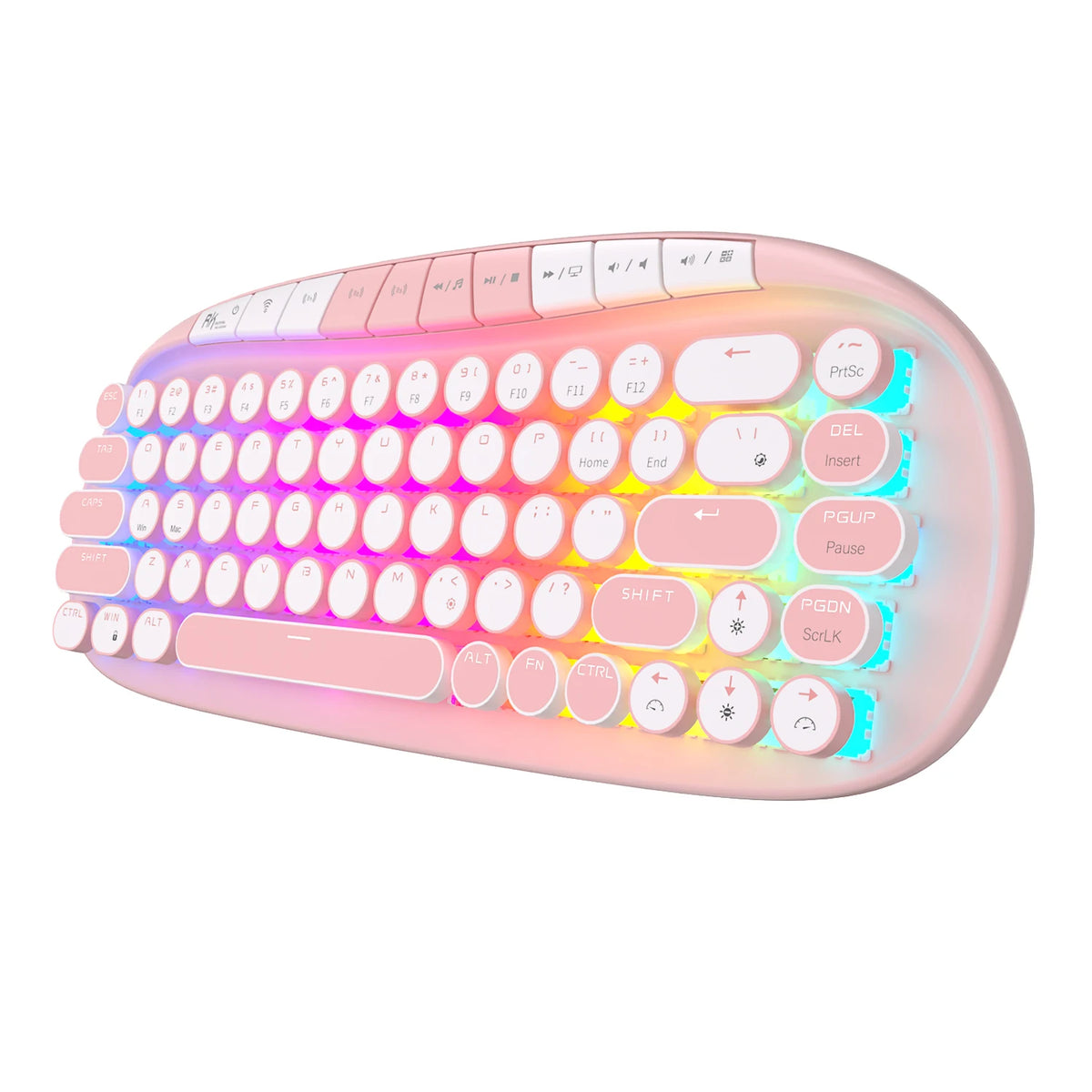 Wireless mechanical keyboard with RGB backlighting