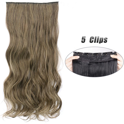 Voluminous Clip-In Hair Extensions 80cm For Fuller Long Hair Look