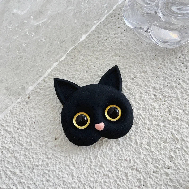 Universal Cartoon Cat Phone Stand Foldable Plastic Support
