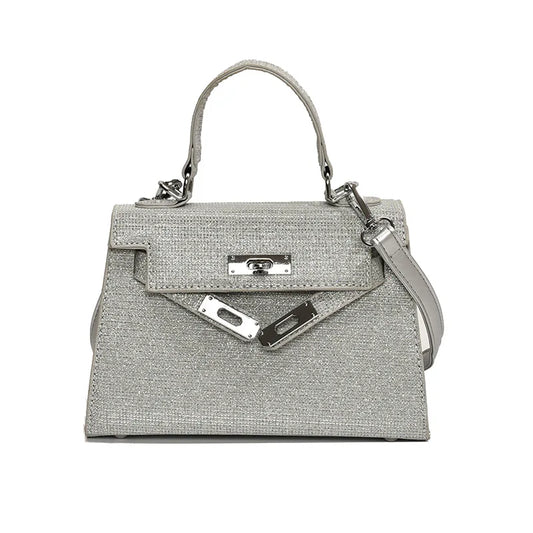 2026 New Kelly Bag for Women Elegant Rhinestone Crossbody Purse Stylish Shoulder Handbag Fashionable Work Tote