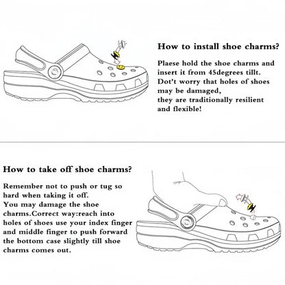 Hello Kitty Shoe Charms Set - #1 Worldwide Cute KT Cat Cartoon Jibbitz for Clogs