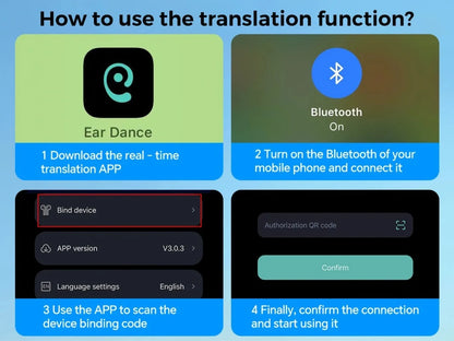 2026 Smart Translator Earbuds – 164 Languages, Bluetooth 5.4, Real-Time Voice Translation