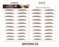 Women’s 6D Eyebrow Tattoos Stickers Waterproof Long Lasting Hair Like Brows