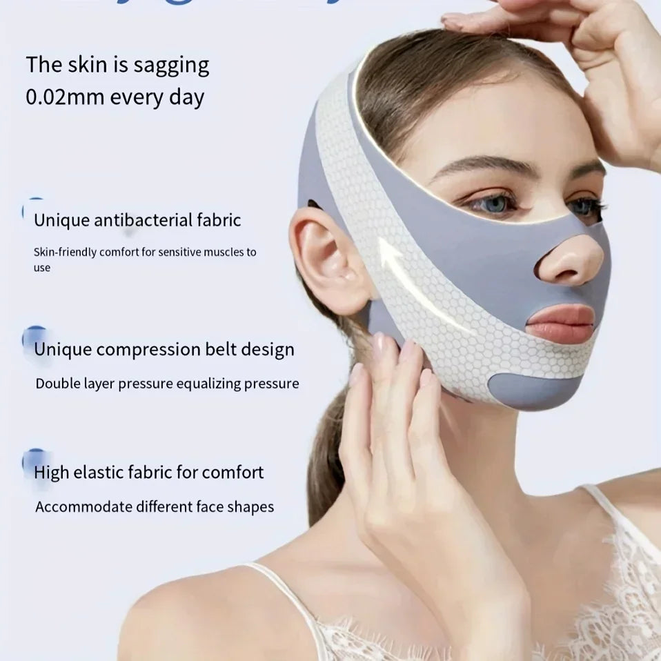 Women's V-Line Face Sculpting Wrap with Adjustable Jaw Strap
