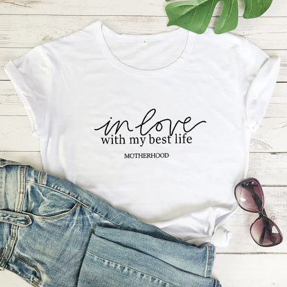 In Love With My Best Life Shirts - Inspirational Shirts | Merch Gone Viral