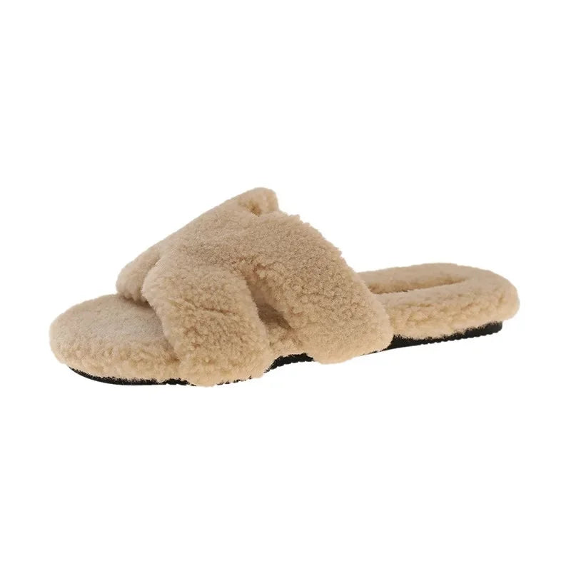 Soft Slippers with Faux Fur Lining for All Day Indoor Outdoor Warmth