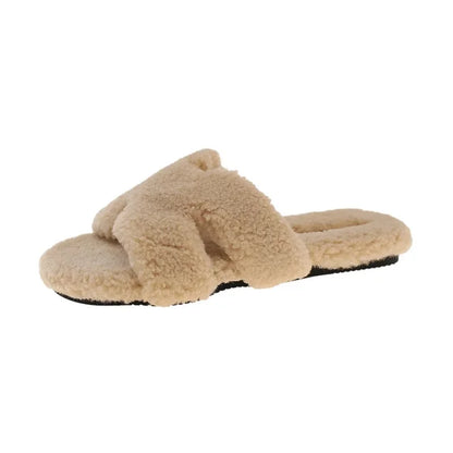Soft Slippers with Faux Fur Lining for All Day Indoor Outdoor Warmth
