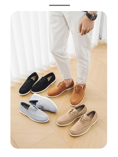 2025 Summer Loafers Men Casual Shoes Breathable Lace Up Lightweight Versatile Comfortable SUMMER CHAMPION