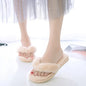 Luxe Studio Plush Faux Fur Slippers  | Merch Gone Viral.