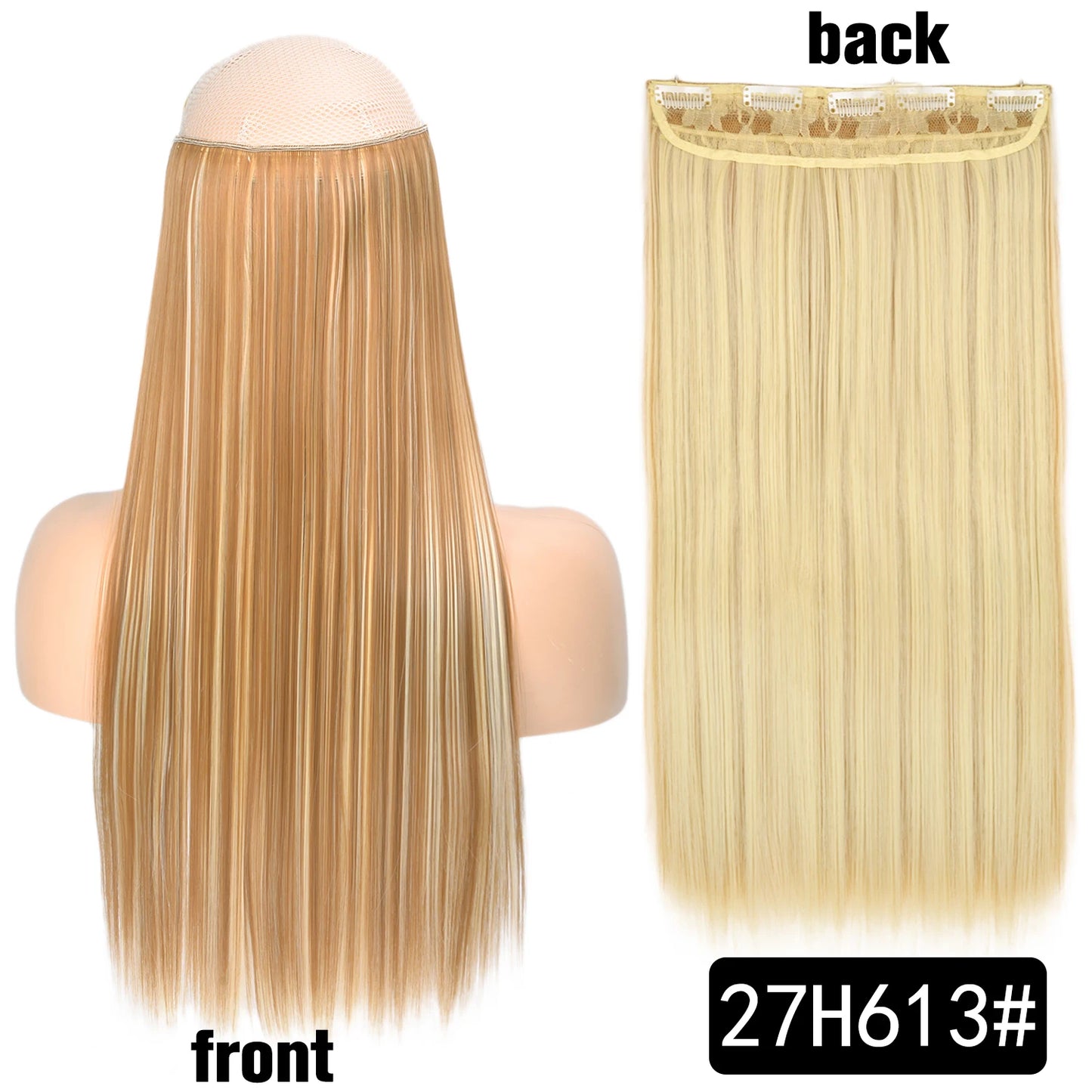 Long Clip In Hair Extensions for Length and Volume 22 Inch