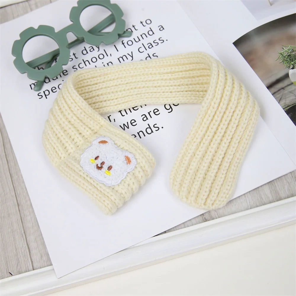 Soft Pet Scarf for Small Medium Dogs Cats Lightweight Slip On