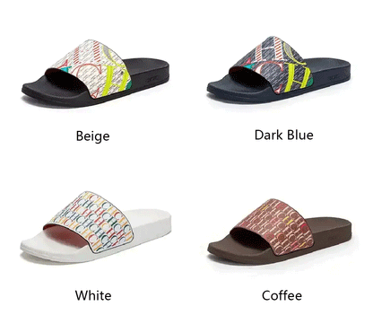 Soft Women Beach Slippers With Letter Print Design For All Day Wear And Resort Style