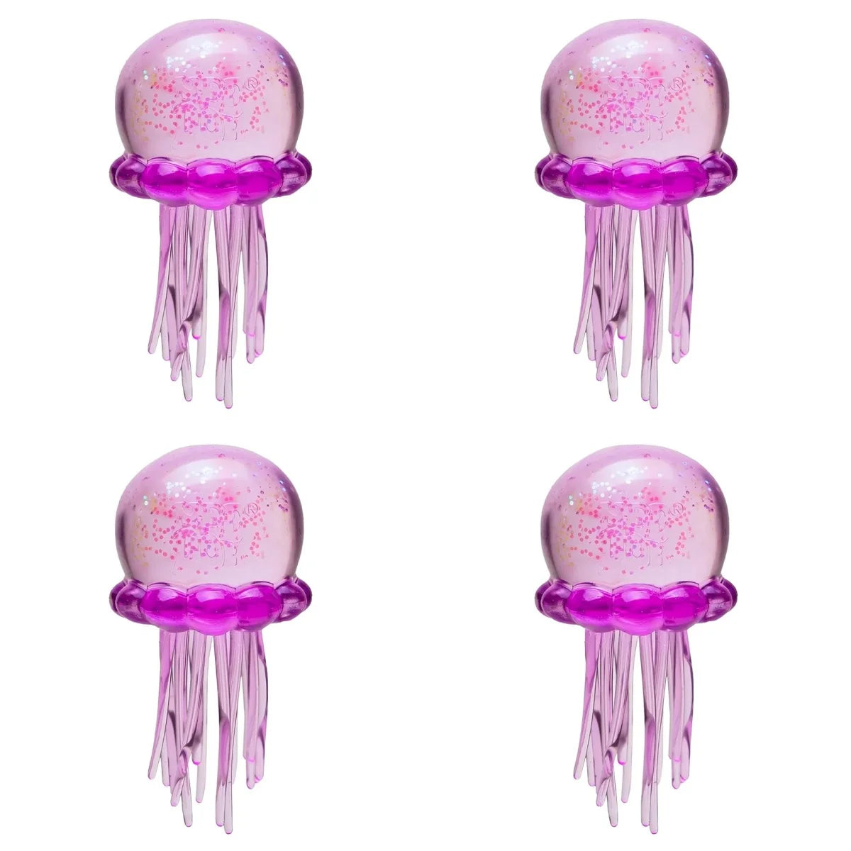 NeeDoh Jellyfish and Cube Plastic Squish Toy For Stress Relief and Sensory Play